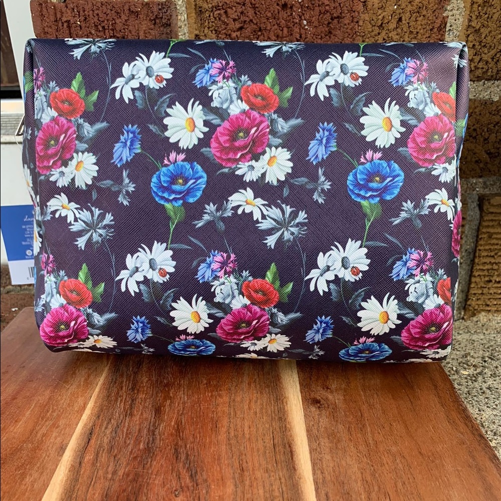 Danielle Creations Floral Make Up/ cosmetic Bag